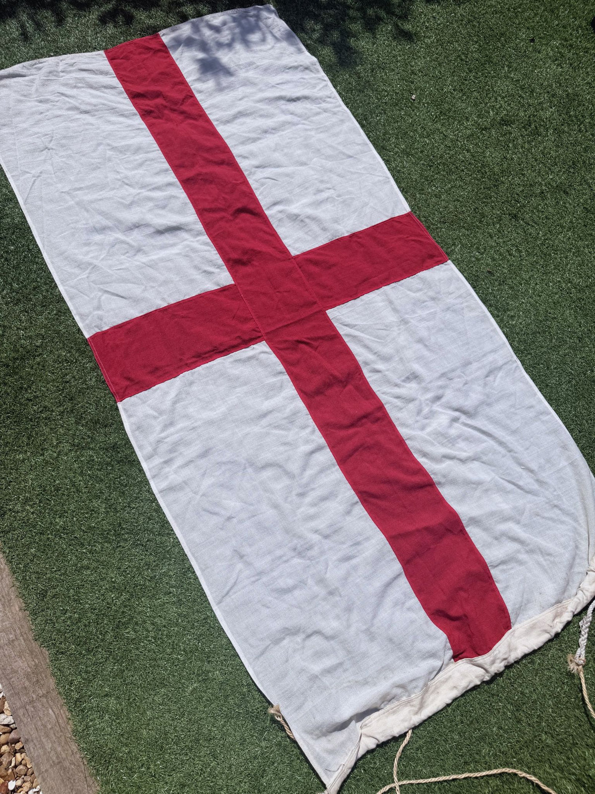 Large Vintage Maritime St George's Cross Flag | Patriotic History