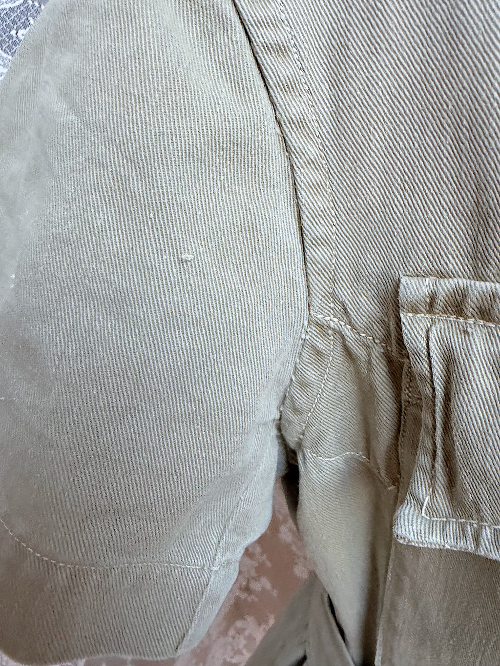 Authentic Vintage Women's Military Khaki Drill Jacket – Circa 1950