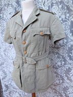 Authentic Vintage Women's Military Khaki Drill Jacket – Circa 1950