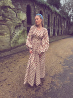 The Evangelina Block Print Maxi Dress | English Heart