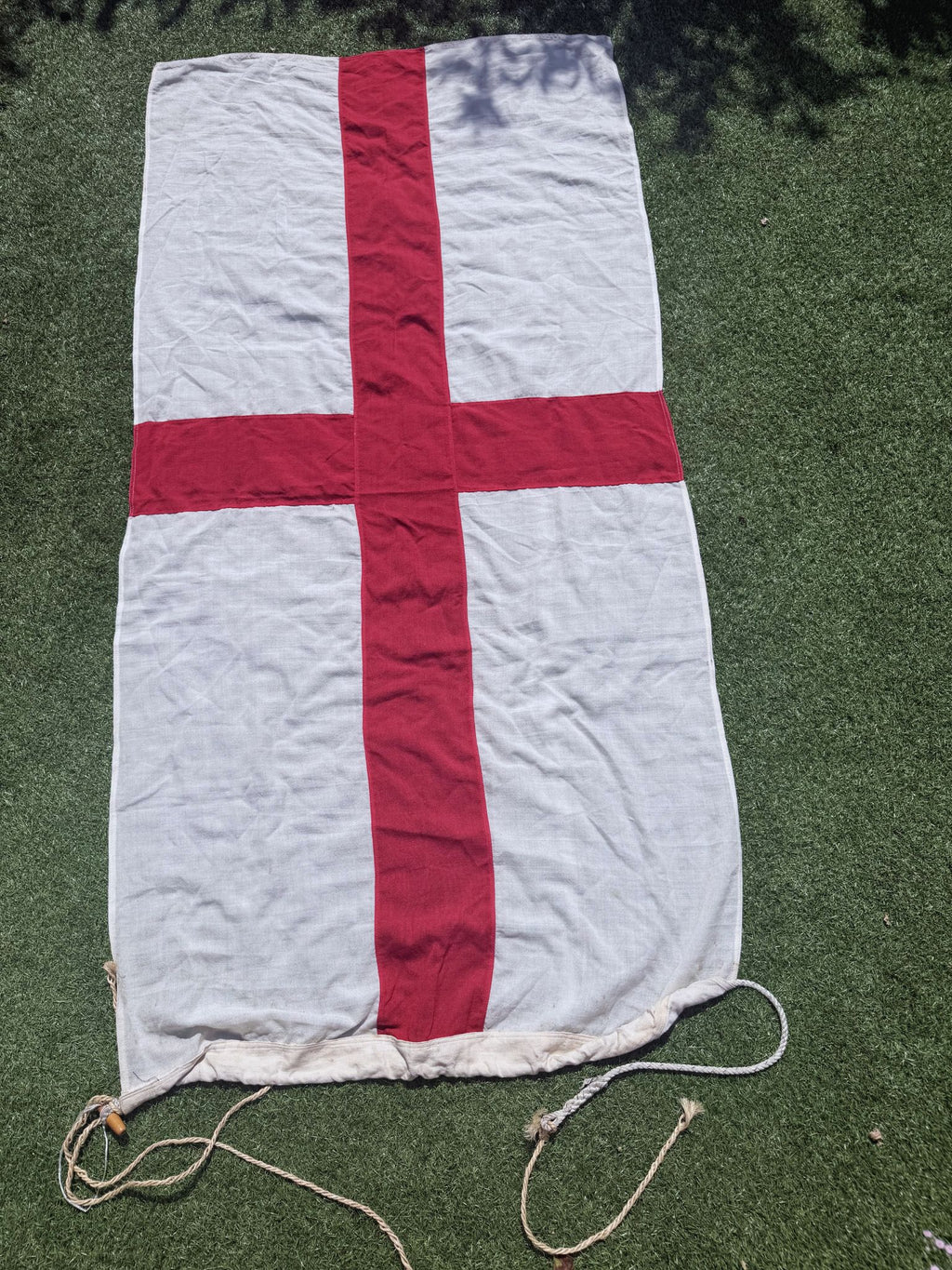 Large Vintage Maritime St George's Cross Flag | Patriotic History