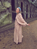 The Evangelina Block Print Maxi Dress | English Heart