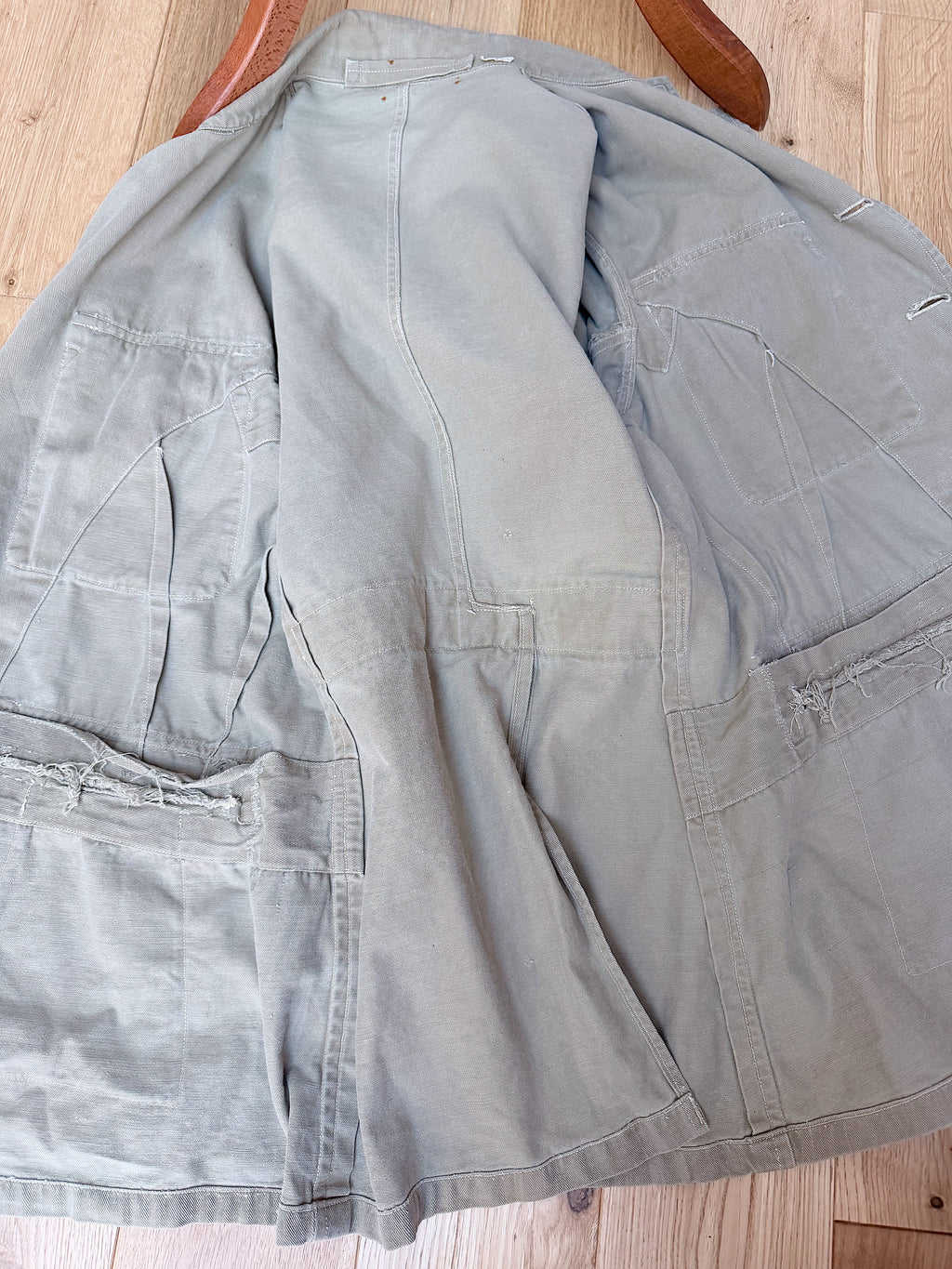Authentic Vintage Women's Military Khaki Drill Jacket – Circa 1950
