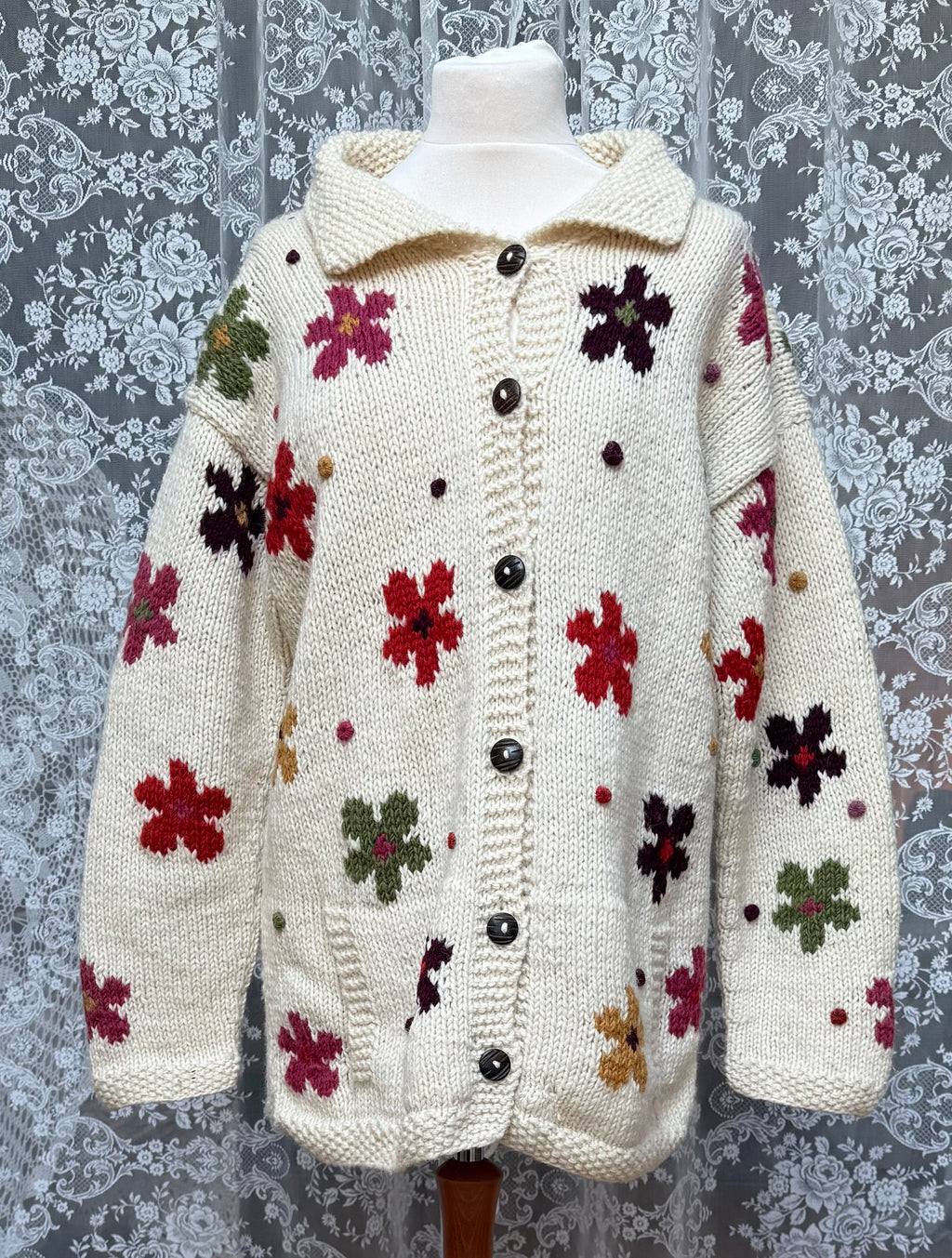 Flower Power: Vintage Pachamama Rare Cardigan