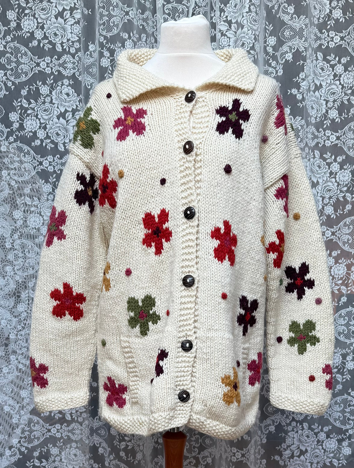 Flower Power: Vintage Pachamama Rare Cardigan