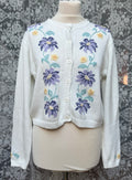 Pretty Petals: 1970s Laura Ashley Vintage Floral Cardigan