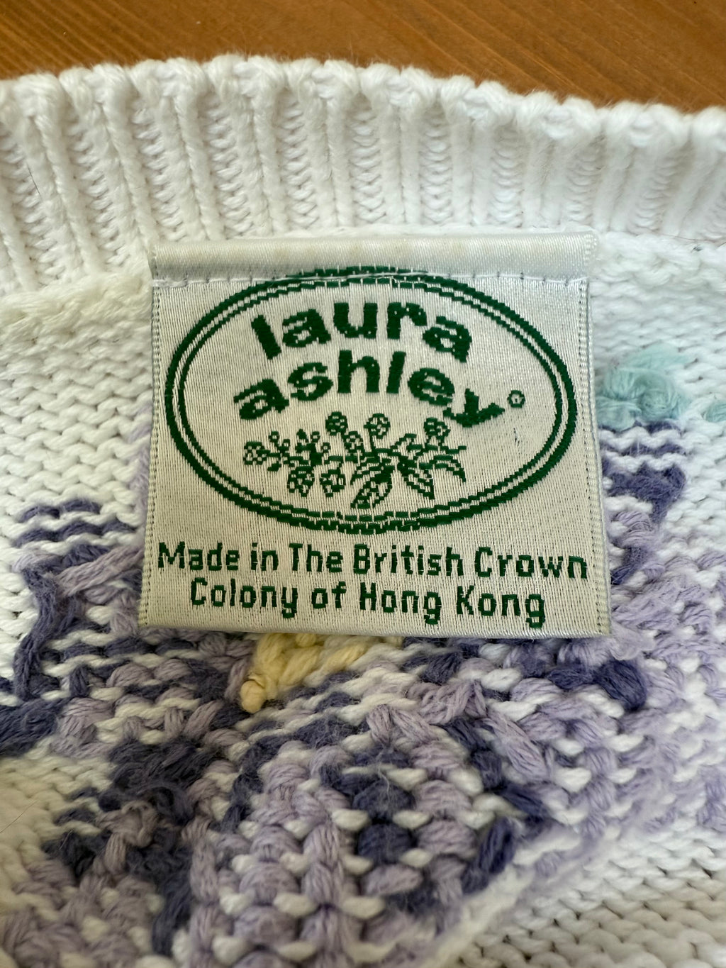 Pretty Petals: 1970s Laura Ashley Vintage Floral Cardigan