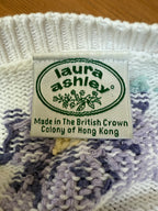 Pretty Petals: 1970s Laura Ashley Vintage Floral Cardigan