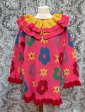 Circus Flower: Stunning Hand Knitted Vintage Jumper