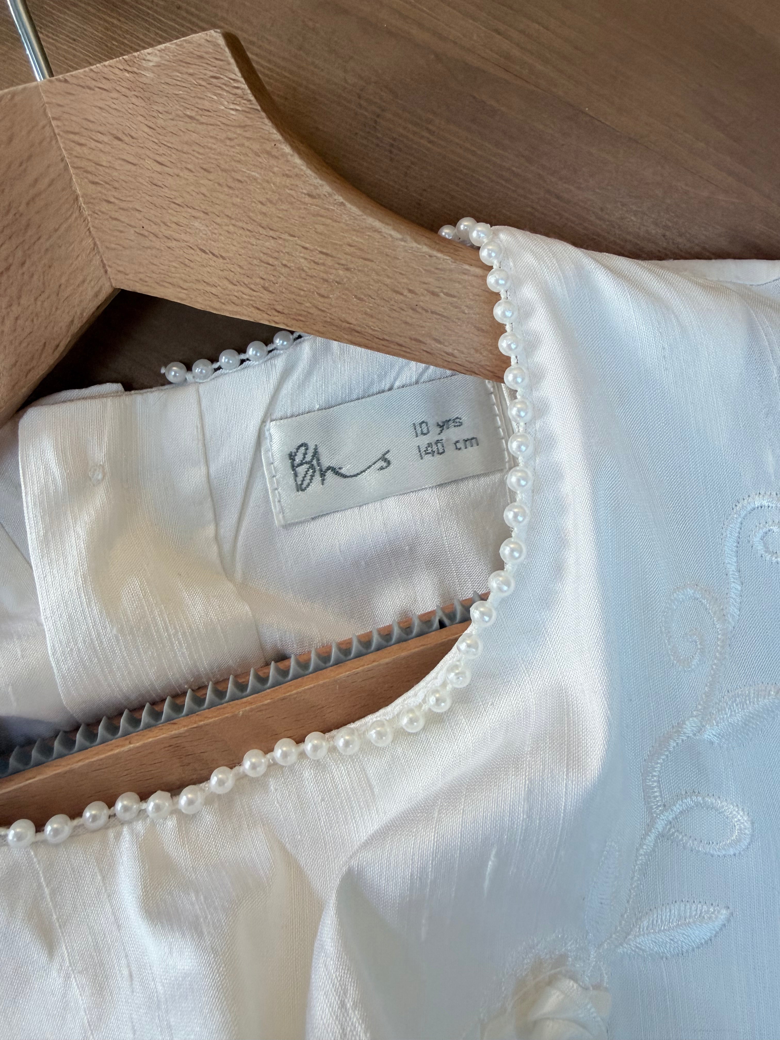 BHS Beautiful Vintage 1980s Silk Bridesmaid Dress