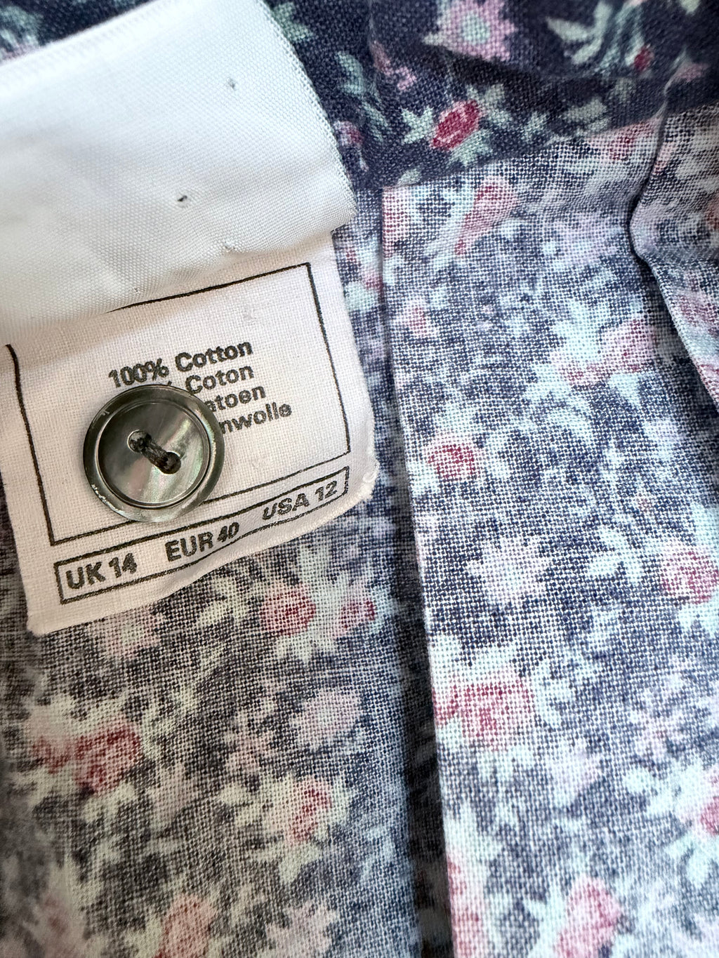 Vintage Laura Ashley Made in GB Ditsy Floral Prairie Dress