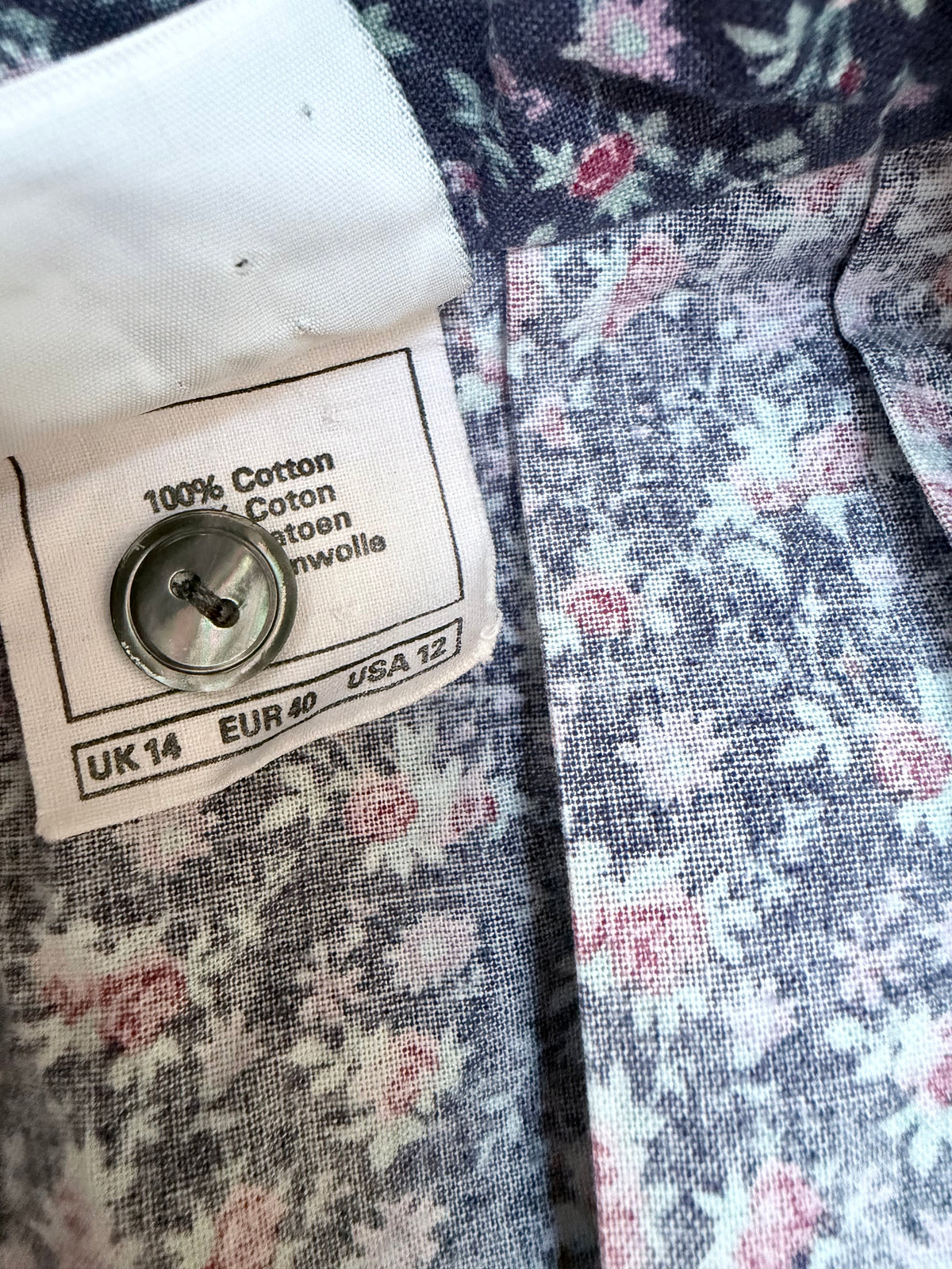 Vintage Laura Ashley Made in GB Ditsy Floral Prairie Dress