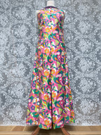 Vintage 1960s Richard Shops Psychedelic Maxi Dress