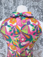 Vintage 1960s Richard Shops Psychedelic Maxi Dress