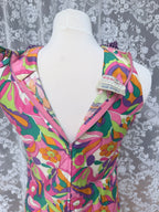 Vintage 1960s Richard Shops Psychedelic Maxi Dress