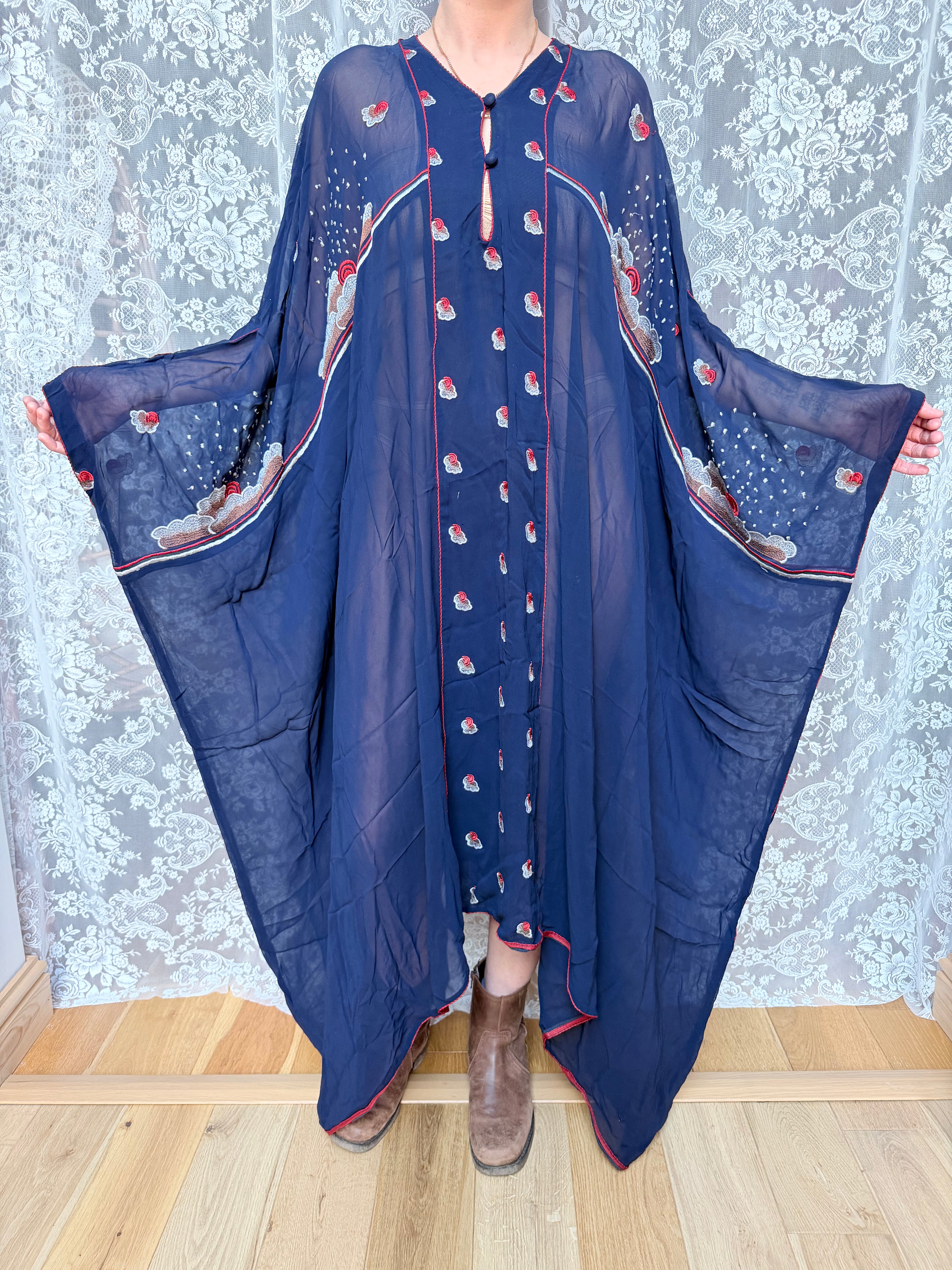 Vintage Collector's 1970s Janice Wainwright Kaftan