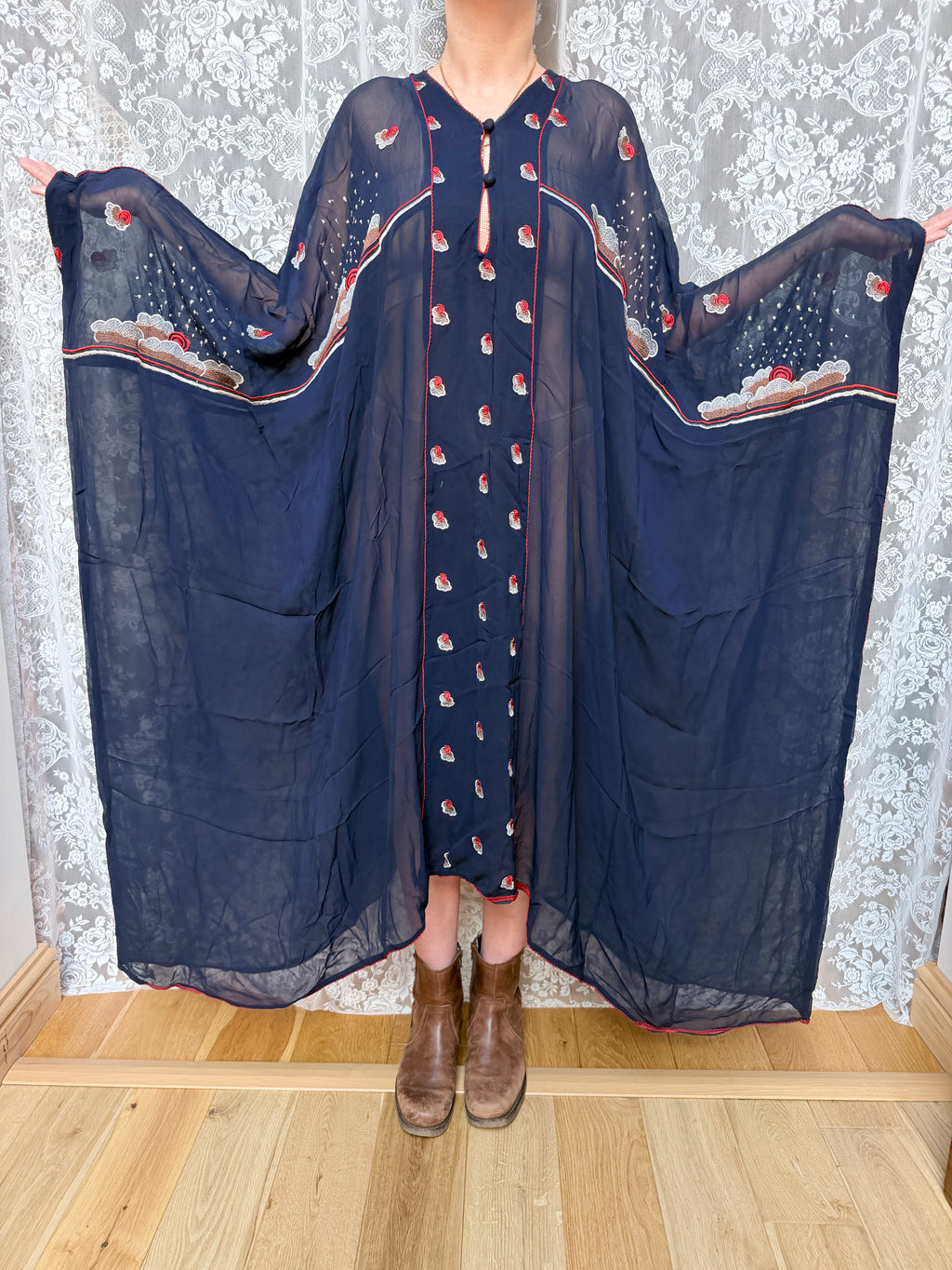 Vintage Collector's 1970s Janice Wainwright Kaftan