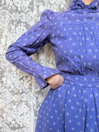Vintage 1970s Laura Ashley Ditsy Floral Prairie Dress