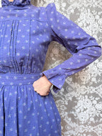 Vintage 1970s Laura Ashley Ditsy Floral Prairie Dress