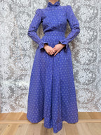Vintage 1970s Laura Ashley Ditsy Floral Prairie Dress