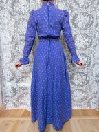 Vintage 1970s Laura Ashley Ditsy Floral Prairie Dress