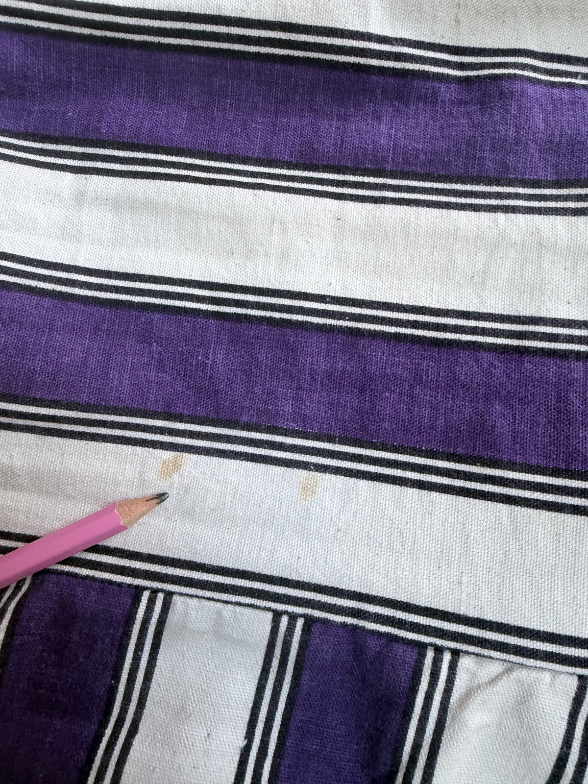 Vintage 1960s Purple Stripe Beach Playsuit Dress | Made in USA
