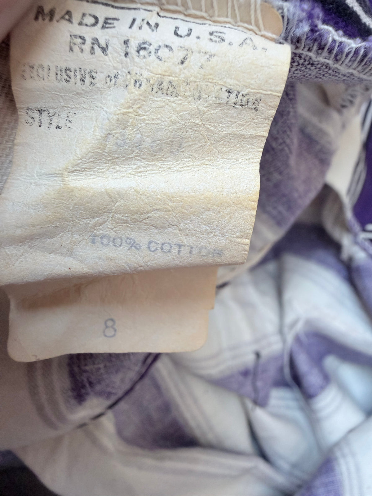 Vintage 1960s Purple Stripe Beach Playsuit Dress | Made in USA