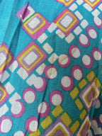 Rare Vintage 1970s David Silverman Angel Sleeve Maxi Dress