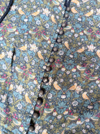 Vintage Origin 1970s Liberty of London Willian Morris Strawberry Thief Midi Dress