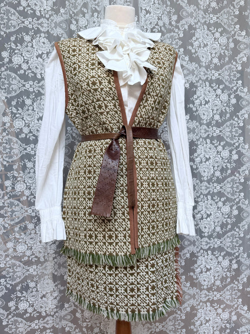 1960s Vintage Jo Ro Two-Piece Tweed Wool Suit
