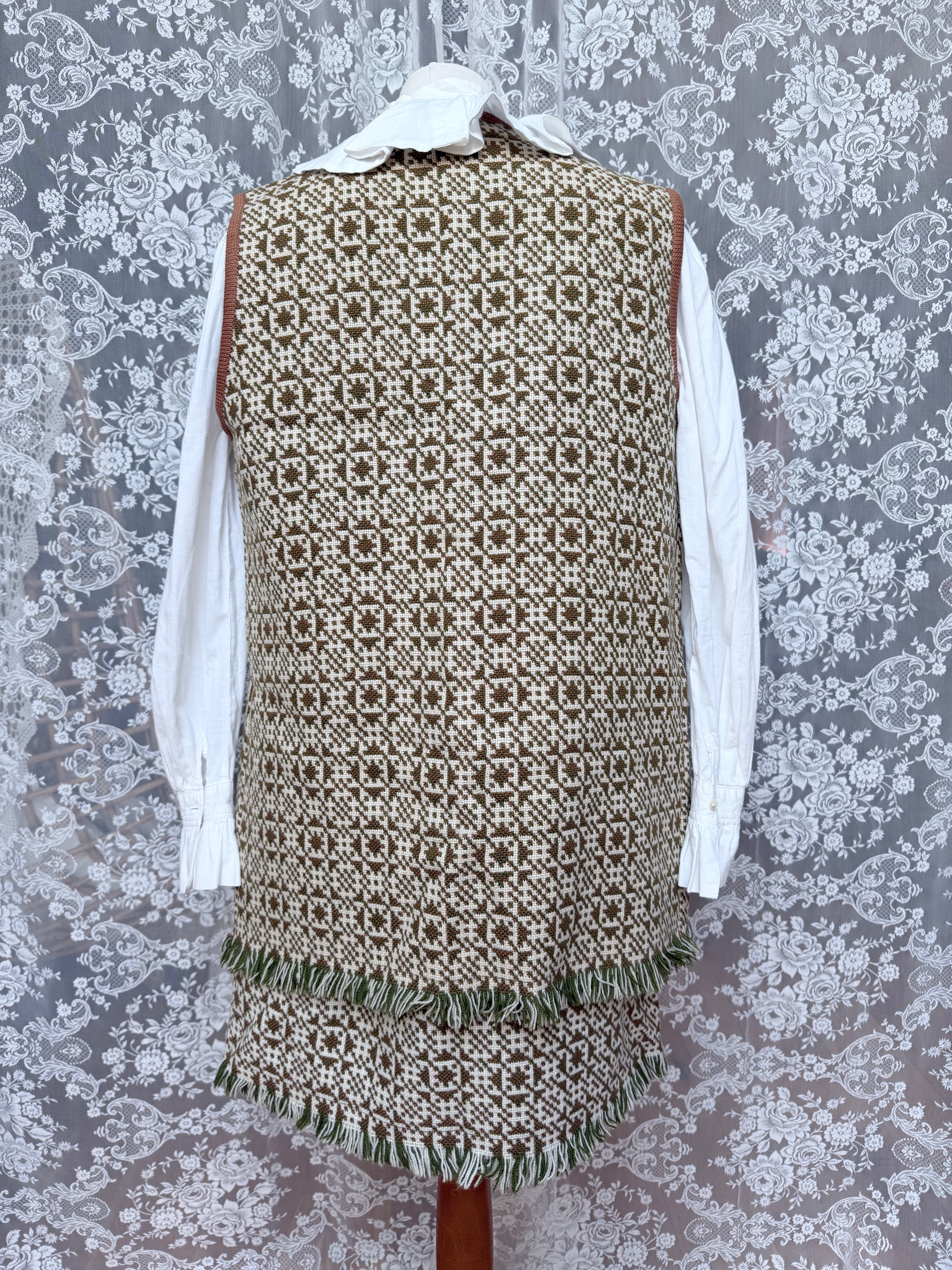 1960s Vintage Jo Ro Two-Piece Tweed Wool Suit