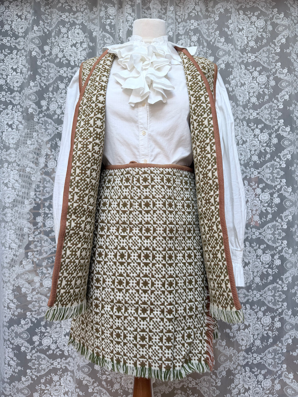 1960s Vintage Jo Ro Two-Piece Tweed Wool Suit