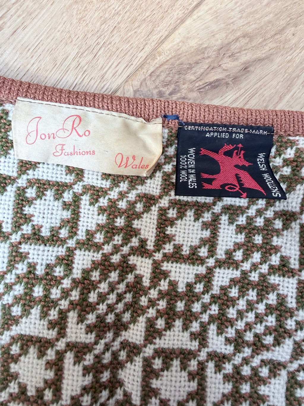 1960s Vintage Jo Ro Two-Piece Tweed Wool Suit