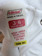 Vintage St Michael Velvet Terrycloth Baby Grow
