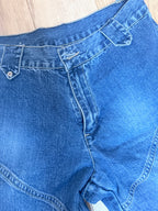 Classic 1970s Style Bell-Bottom Denim Flares