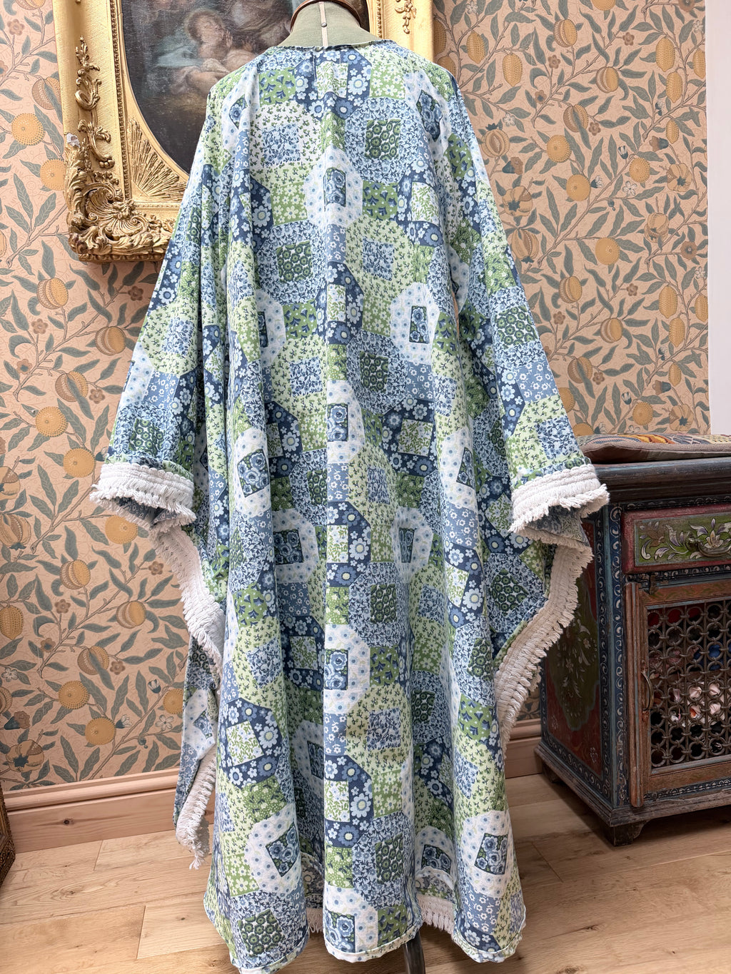 Handmade Angel Wing Maxi Dress | The Marcella Tablecloth Collection