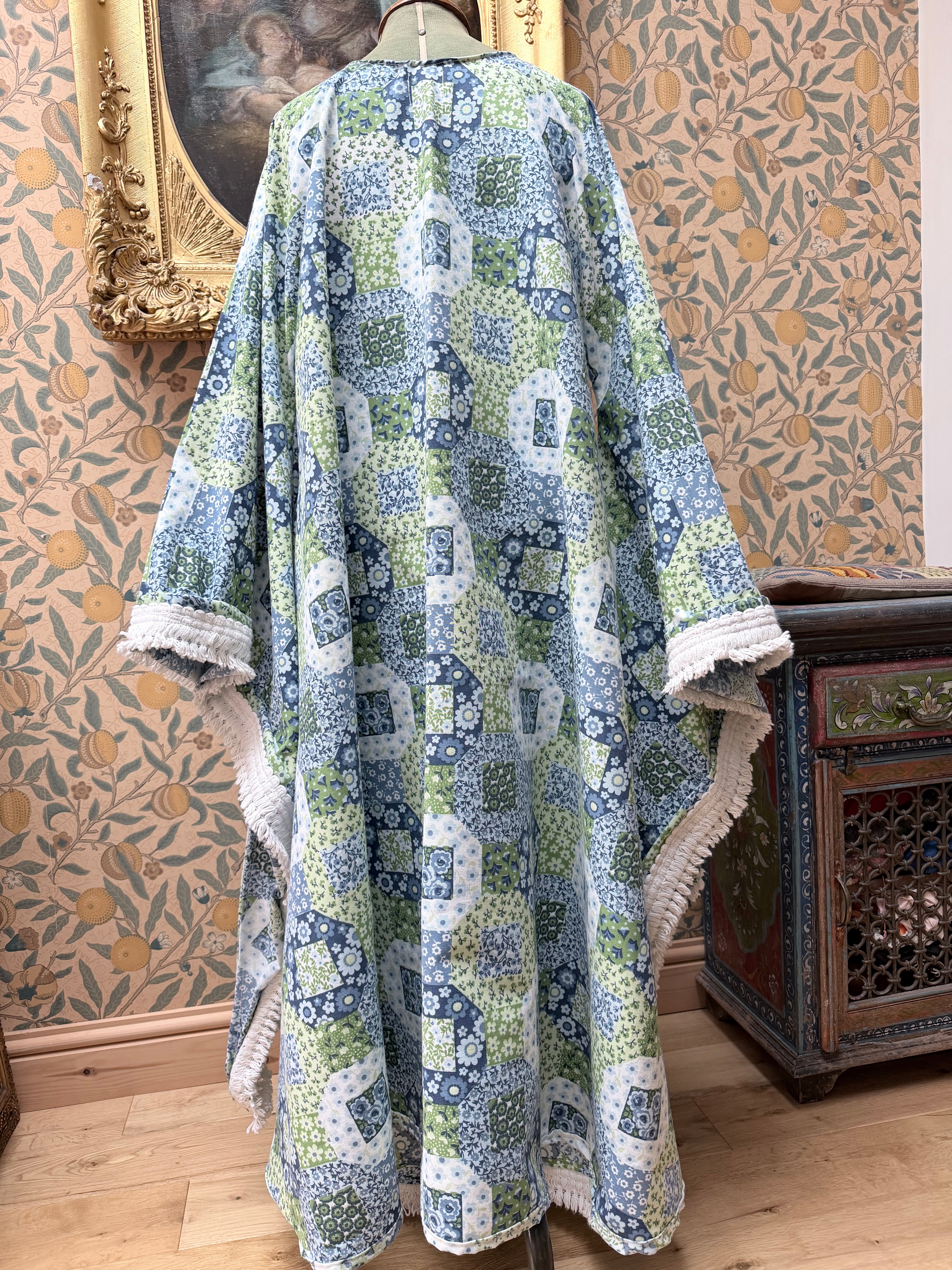 Handmade Angel Wing Maxi Dress | The Marcella Tablecloth Collection