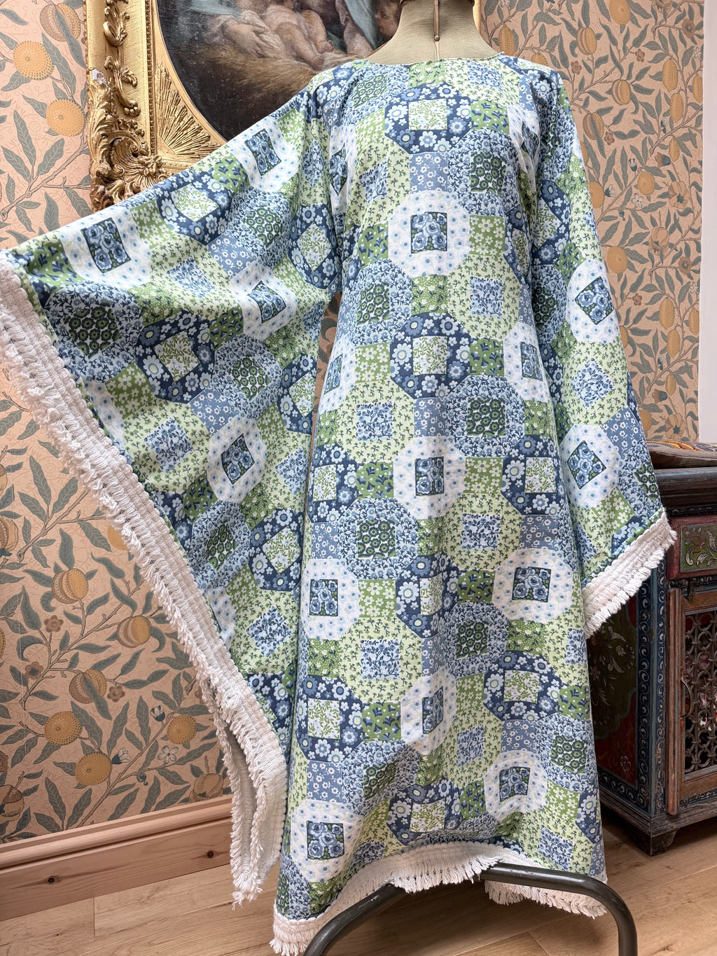 Handmade Angel Wing Maxi Dress | The Marcella Tablecloth Collection