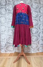 The Jasmine: Stunning Afghan Vintage 1970s Midi Dress