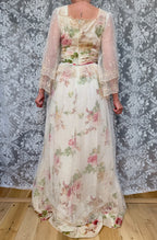 Vintage 1970s Annie Gough at Gemini Bridal Lace Gown | Fairy Tale Dress