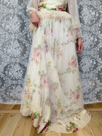 Vintage 1970s Annie Gough at Gemini Bridal Lace Gown | Fairy Tale Dress