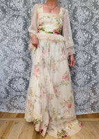 Vintage 1970s Annie Gough at Gemini Bridal Lace Gown | Fairy Tale Dress