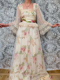 Vintage 1970s Annie Gough at Gemini Bridal Lace Gown | Fairy Tale Dress