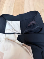 Vintage 1980s YSL Rive Gauche Picasso Collection Black & Cream Suit