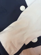 Vintage 1980s YSL Rive Gauche Picasso Collection Black & Cream Suit