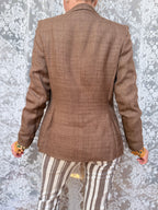 Vintage Mary Quant Brown Wool Blazer | Made in England