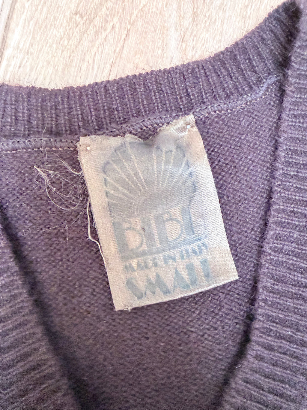 Rare Vintage 1970s Biba Gold Stripe Wool Vest