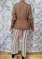 Vintage Mary Quant Brown Wool Blazer | Made in England