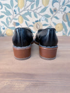 Vintage 1960s Women's Leather Loafer Shoes | Made in Italy