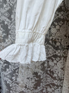 Romantic Revival: Vintage 1980s Laura Ashley Clown Shirt Peter Pan Collar
